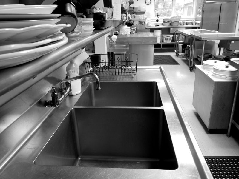 Double Basin Sink Installation